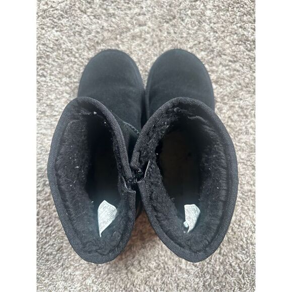 Koolaburra By UGG Koola Mini II Boots Black/Cheetah Print Zip Up Women's 4 Cozy - Picture 8 of 11